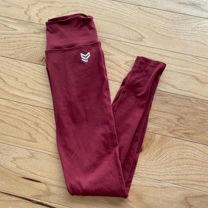 Strong Physique Red Leggings